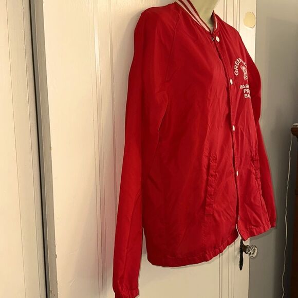 Vintage 60s/70s Red Greenwood Marching Band Windbreaker Jacket - Picture 9 of 10
